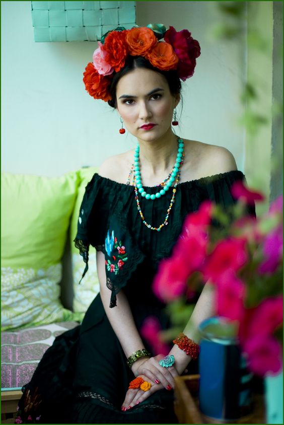 disfraz frida kahlo mujer 4 » Geniales ideas para un Disfraz de Frida Kahlo 14