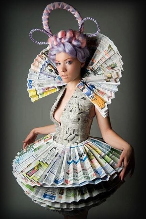 vestidos de catrinas de papel 2 » Vestidos de Catrinas: 50 Ideas Originales 31