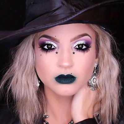 maquillaje de bruja linda 1 » Maquillajes de Brujas para Halloween 12