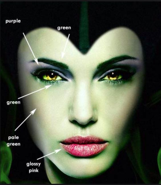 maquillaje de bruja verde 3 1 » Maquillajes de Brujas para Halloween 23