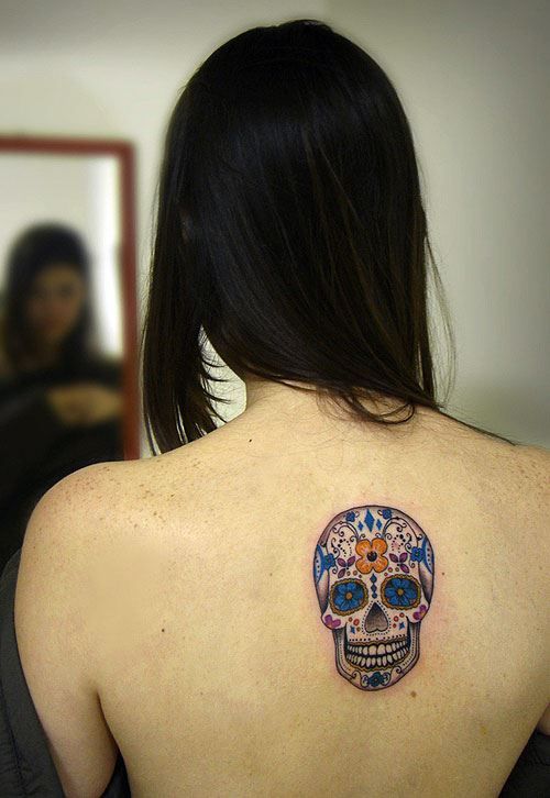 calaveras mexicanas tattoo tatuajes 12 » Tatuajes de Calaveras Mexicanas (+Significados) 16