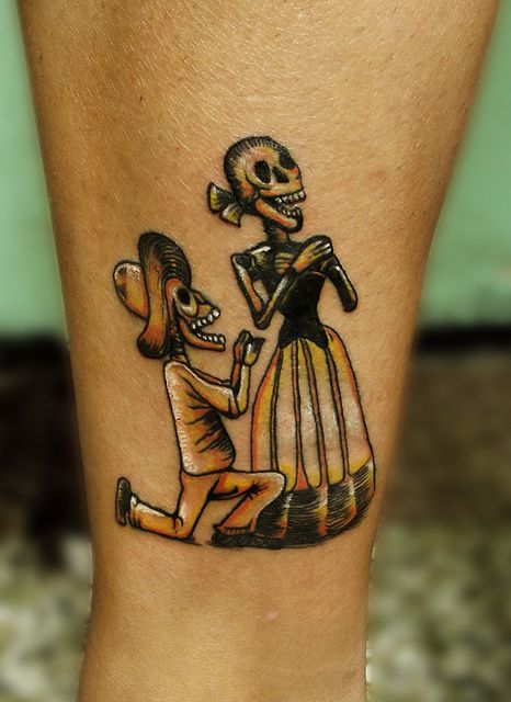 calaveras mexicanas tattoo tatuajes 5 » Tatuajes de Calaveras Mexicanas (+Significados) 9