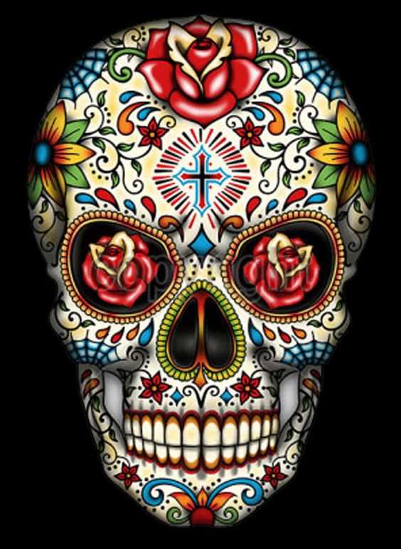 calaveras mexicanas tattoo tatuajes 8 » Tatuajes de Calaveras Mexicanas (+Significados) 24