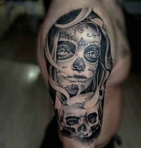 imagenes catrinas tattoo tatuajes 34 » Los Mejores Tatuajes de Catrinas 87