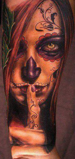 imagenes catrinas tattoo tatuajes 46 » 97 Geniales Tatuajes de Catrinas (+Significados) 81