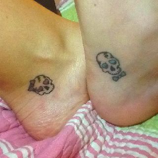 tatuajes calaveras parejas 3 » 30 Tatuajes de Calaveras para inspirarte 24