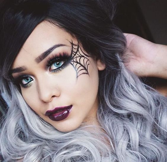 maquillaje de bruja linda 3 » Maquillajes de Brujas para Halloween 14